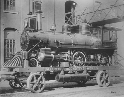 Baldwin Locomotive Works, Trades Exhibit, Constitutional Centennial Celebration, Philadelphia, Pennsylvania, 1887 by American Photographer